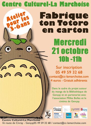 Fabrique ton Totoro en carton