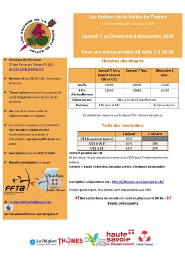 CONCOURS SALLE 2X18 M