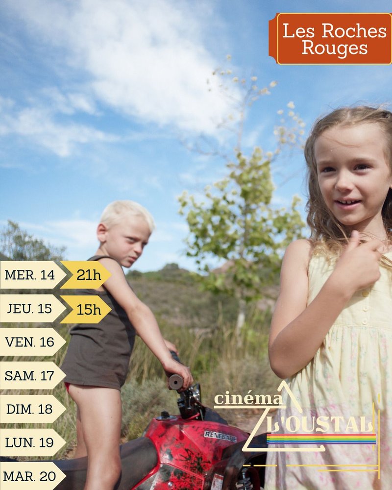Les Roches Rouges, 1h31, Drame/romance, de Bruno Dumont.                     Acteurs : Kaylon Lancel, Kelsie Verdeilles, Louise Podolski, Mohamed Coly