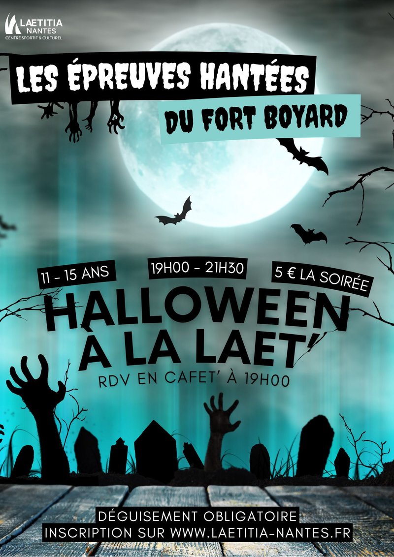 Les Epreuves hantées d'Halloween à la Laetitia