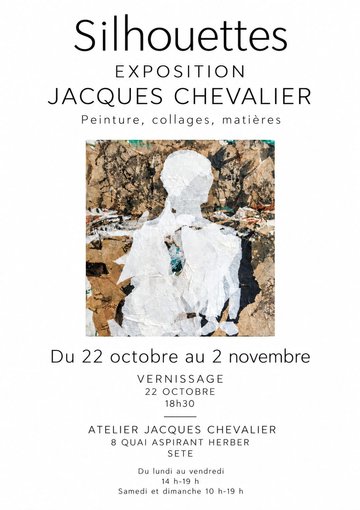 Silhouettes : une exposition de peintures et collages de Jacques Chevalier