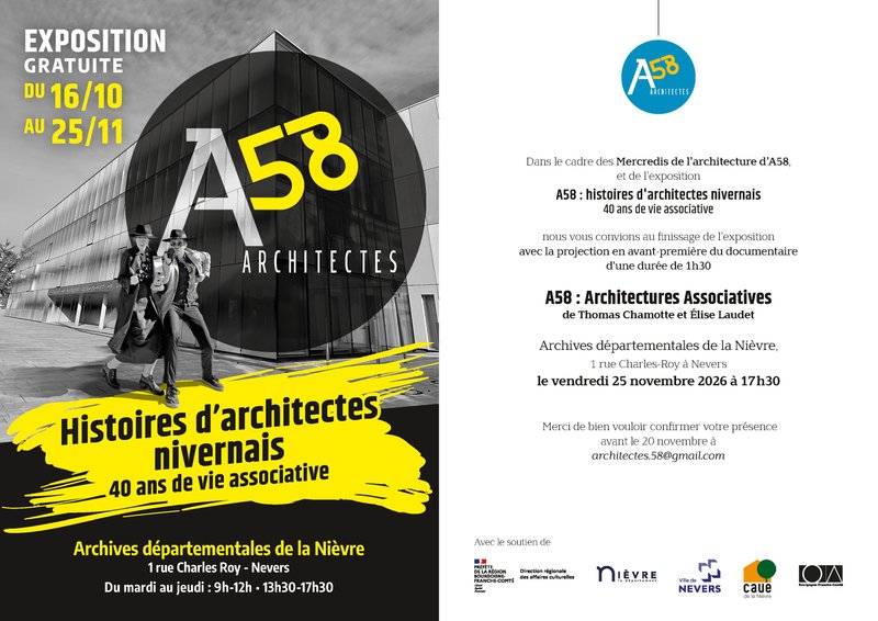 Finissage de l'exposition et film documentaire A58