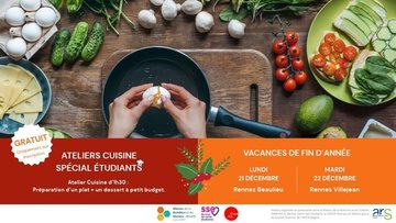 Ateliers cuisine - Spécial étudiants