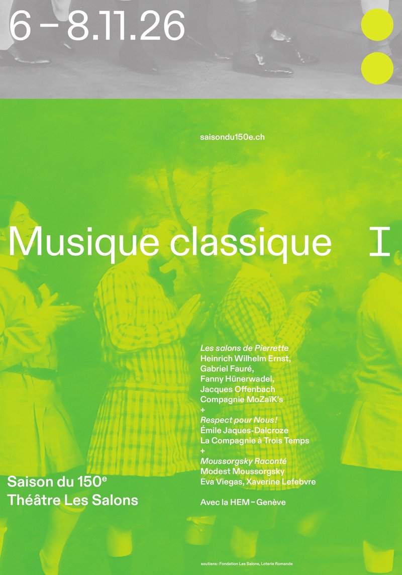 Saison du 150ᵉ : chapitre I musique classique - Les salons de Pierrette, Respect pour Nous ! et Moussorgsky Raconté