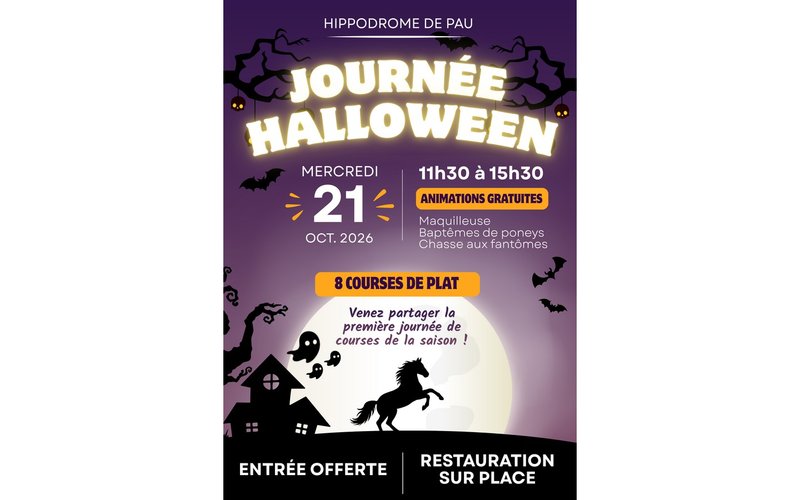 Halloween à l'Hippodrome de Pau - Courses Hippiques