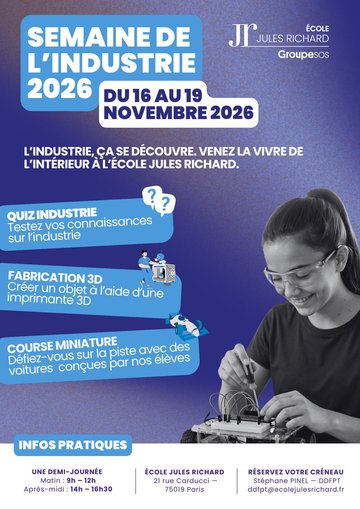 Découvrir les filières technologiques et industrielles d'un lycée