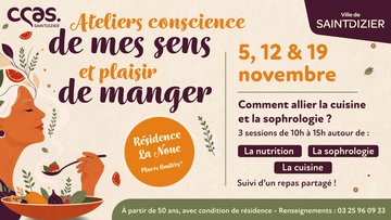 Ateliers « Conscience de mes sens et plaisir de manger »