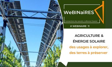 Webinaire de l'innovation : Agriculture & Energie solaire