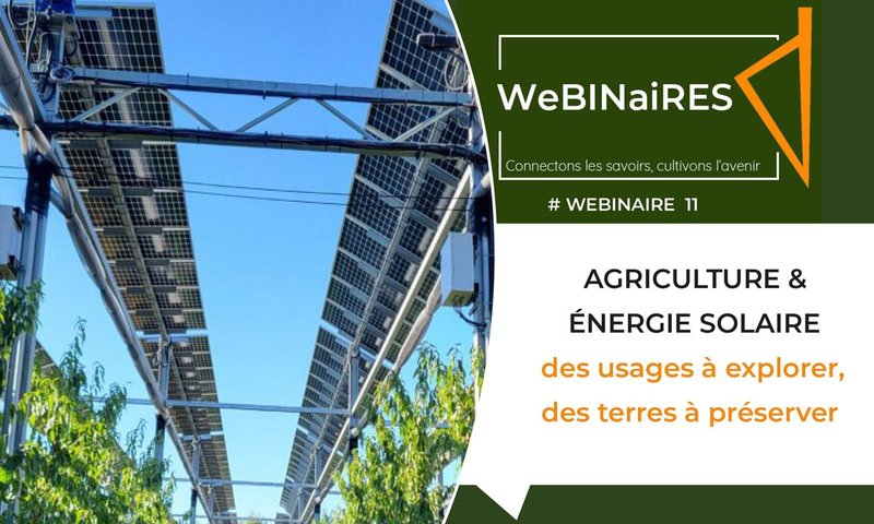 Webinaire de l'innovation : Agriculture & Energie solaire