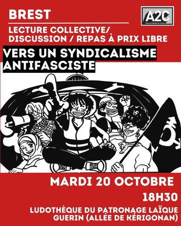 🔥 Lecture collective/discussion 🔥  Vers un syndicalisme antifasciste