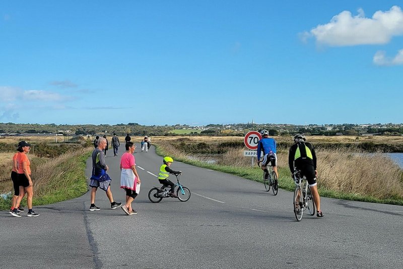 Journée douce dans les marais salants