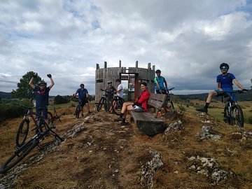 Randonnée à VTT - Le Grandvaux, le lac de l'Abbaye et les pâturages