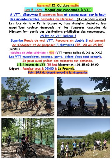 Rando VTT : Les 5 lacs.