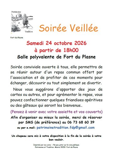 Soirée Veillée