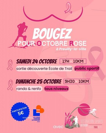 Bougez pour octobre rose