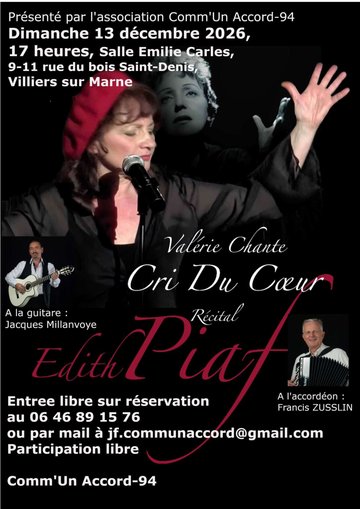 Cri du coeur - Récital Edith Piaf