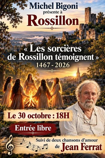 [CONFÉRENCE] Les sorcières de Rossillon témoignent