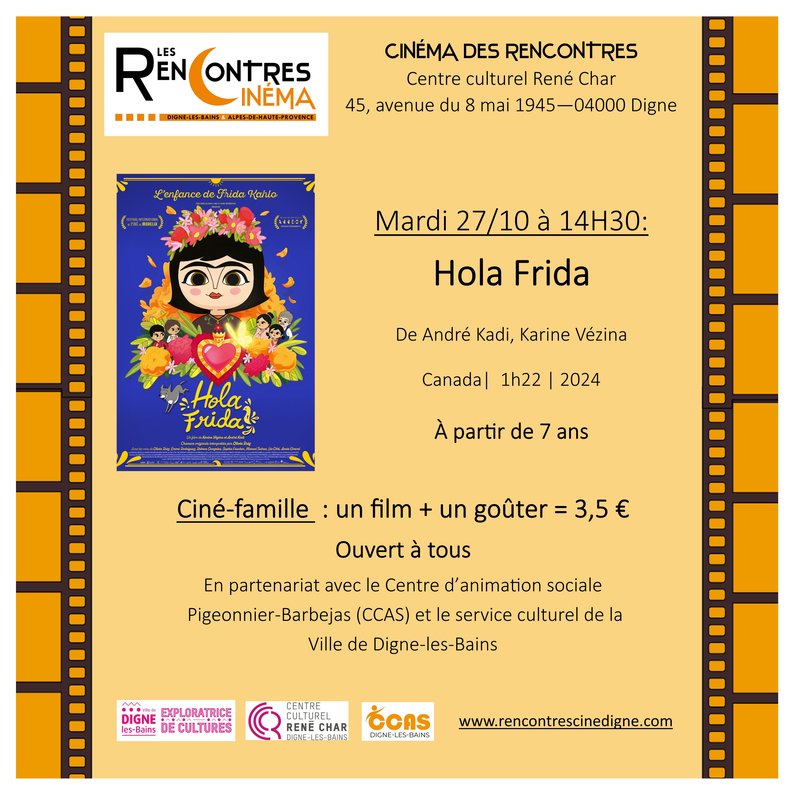 Ciné-famille : "Hola Frida"