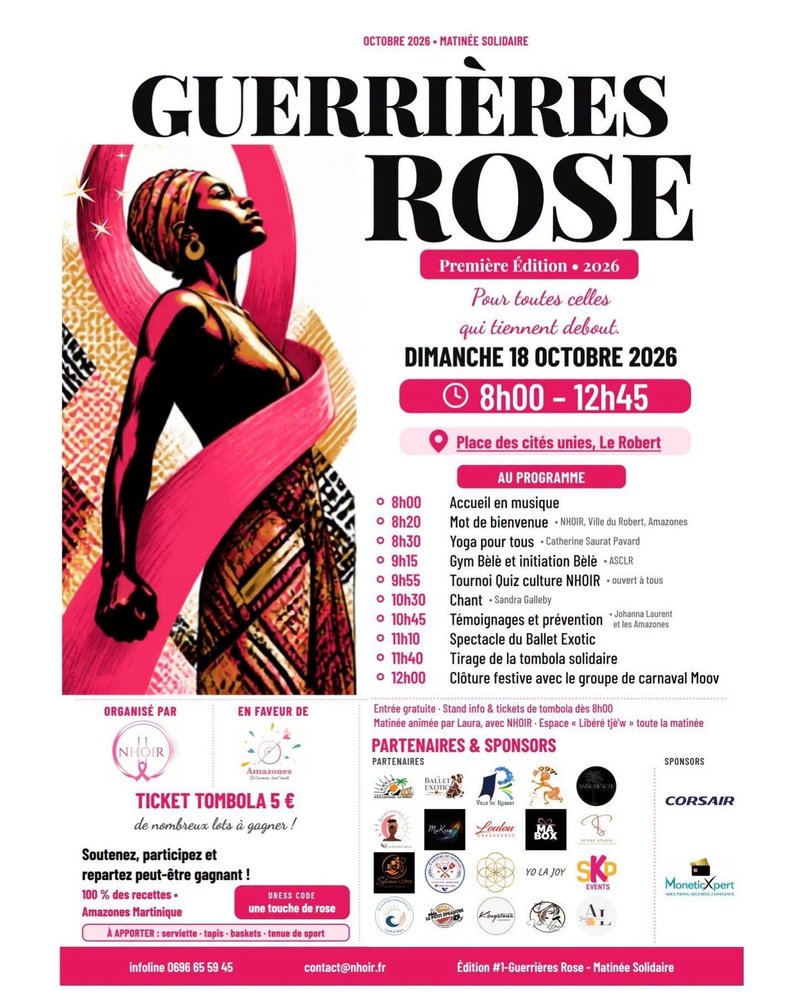 GUERRIÈRES ROSE – 1ʳᵉ édition "Pour toutes celles qui tiennent debout"