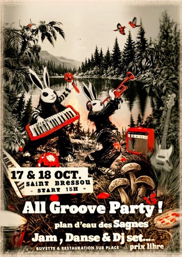 All groove Party au plan d'eau des Sagnes, Cardaillac !
