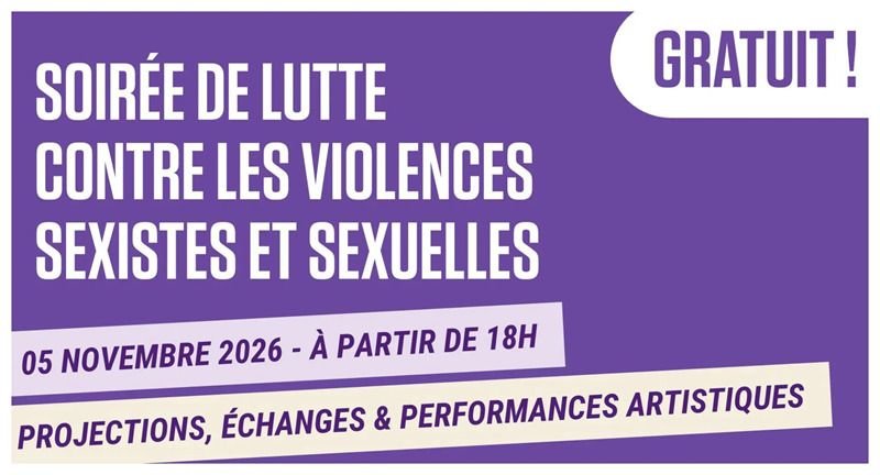 Ciné-débat – Soirée de lutte contre les violences sexistes et sexuelles