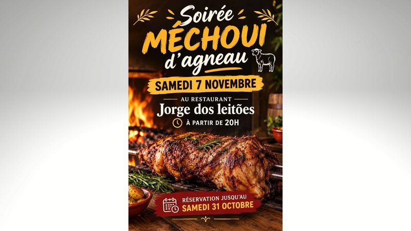 Soirée méchoui d'agneau