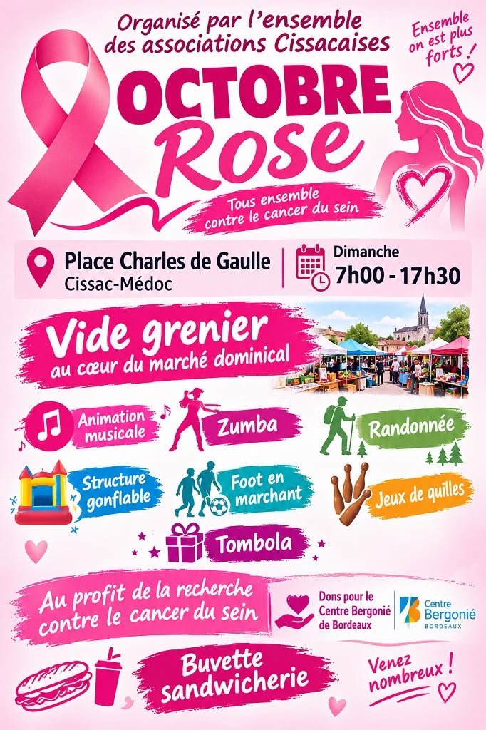 Octobre Rose 2026 à Cissac