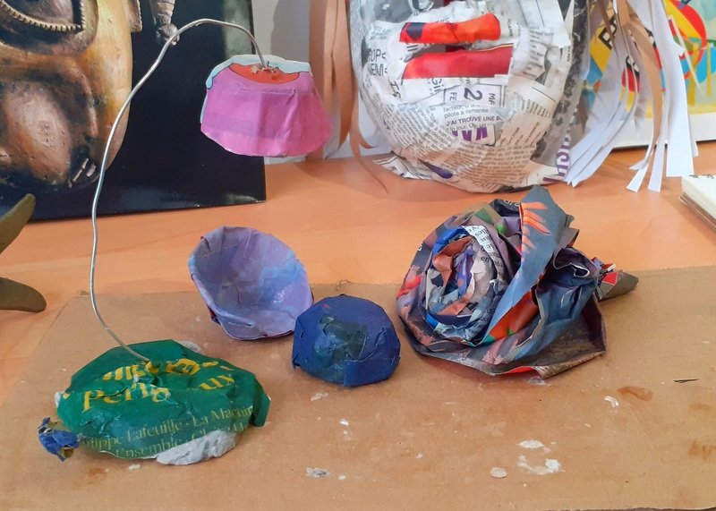 Atelier de création intergénérationnel - Papier mâché