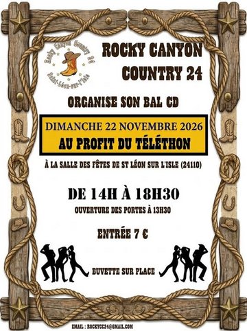 Bal country du Téléthon