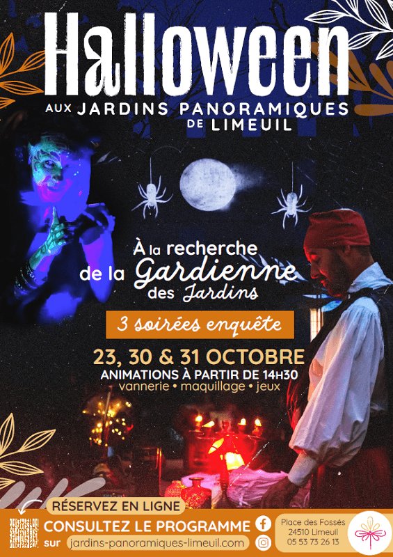 Halloween aux Jardins panoramiques de Limeuil