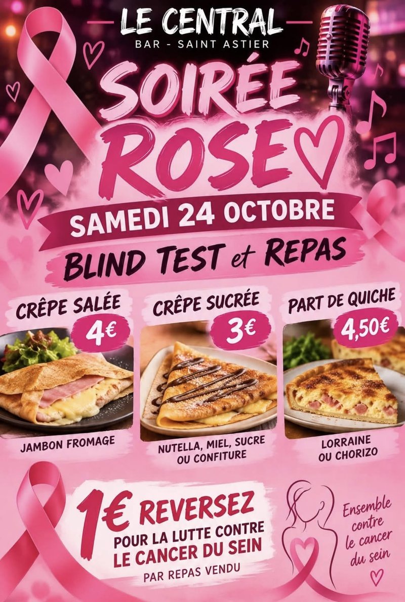 Soirée rose