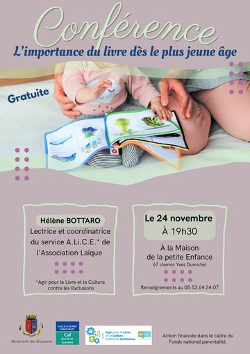 Conférence - L'importance du livre dès le plus jeune âge