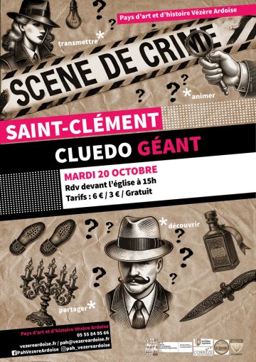 Cluedo géant "Scène de crime "