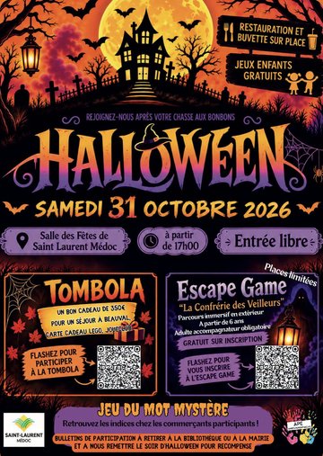 l'APE de Saint-Laurent fête Halloween