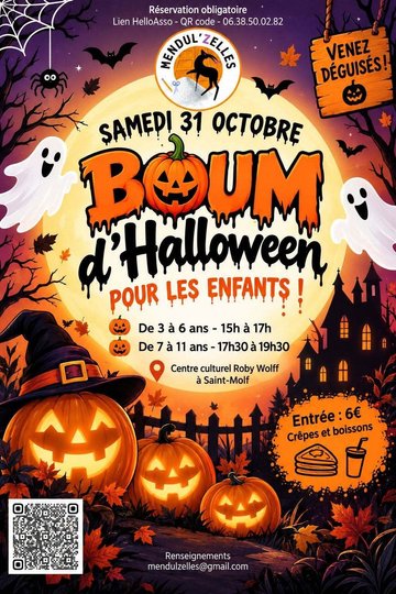 Boum d'Halloween pour les enfants