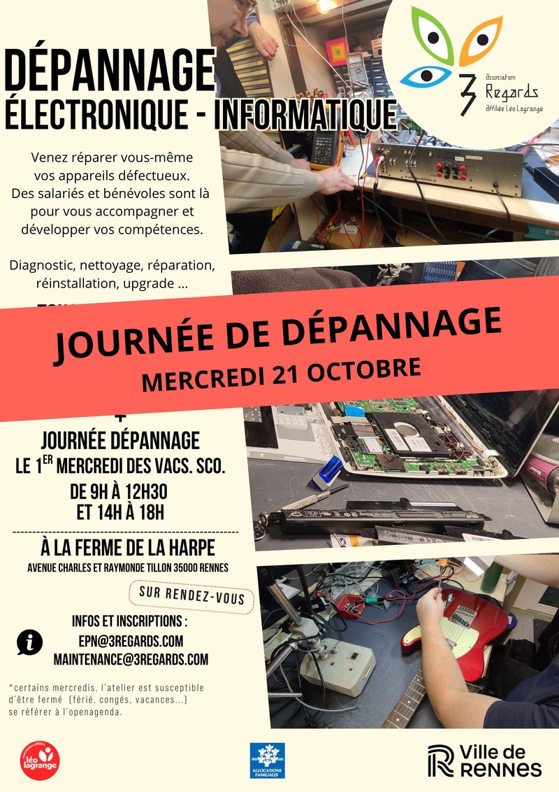 JOURNÉE - Dépannage Électronique, Informatique & Numérique