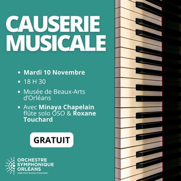 Causerie musicale "Flûte !" - Orchestre Symphonique d'Orléans