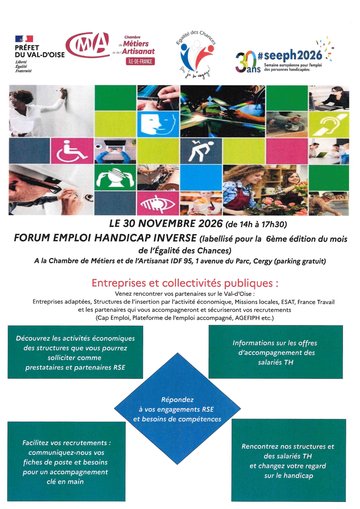 Forum Handicap : accélérez vos recrutements et développez votre impact RSE