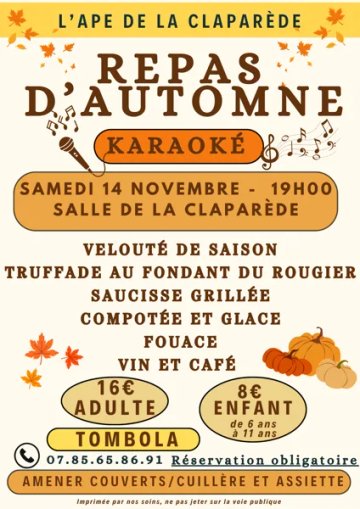Repas d'automne