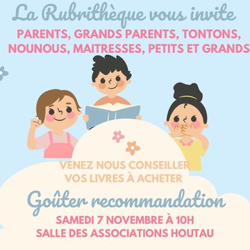 [Évènement] Goûter - recommandations
