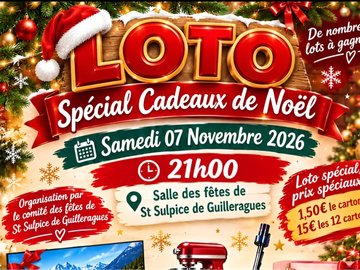 Loto spécial cadeaux de Noël