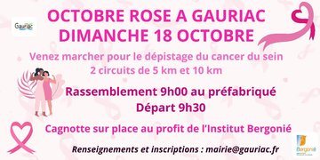 Octobre rose à Gauriac