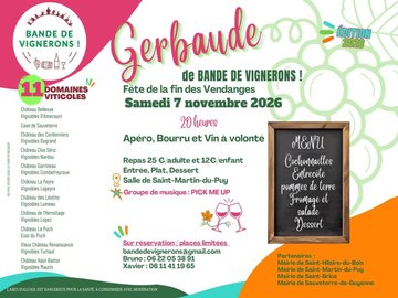 Gerbaude (fête de la fin des vendanges) de Bande de vignerons