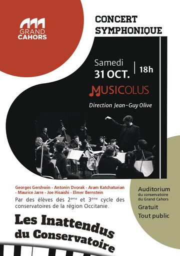 Concert symphonique « Musicolus » – Les Inattendus du Conservatoire