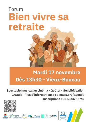 Forum Bien vivre sa retraite - Animation seniors / culturel et sensibilisation