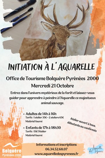INITIATION A L'AQUARELLE ADULTE