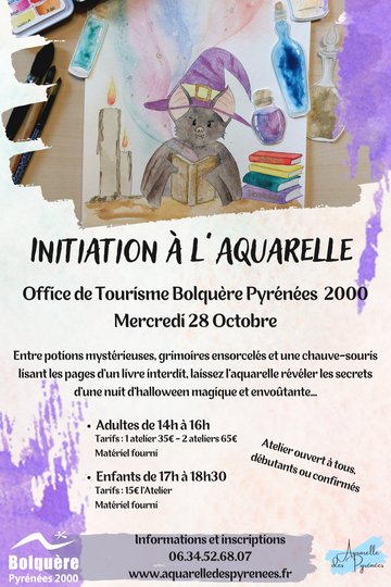 INITIATION A L'AQUARELLE ADULTE