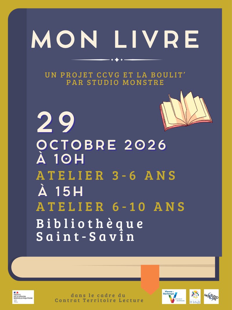 Mon livre : un parcours entre ateliers et spectacle pour les 3-10 ans