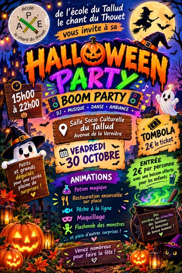 Boum halloween au Tallud