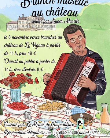 Brunch musette au château